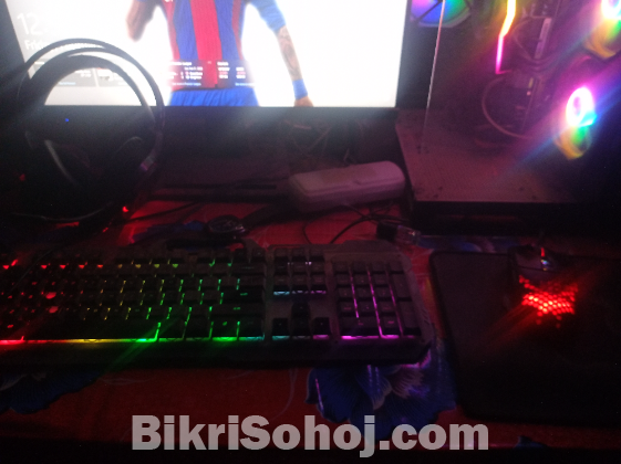 AMD RYZEN 5 5600G /GAMING MOUSE /GAMING HEADPHONE/SOUND BOX